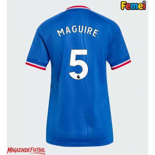 Manchester United Harry Maguire #5 Tricou Fotbal Replică 2026-27 Femei Deplasare Manchester United Harry Maguire #5 Tricou Fotbal Replică 2026-27 Femei Deplasare